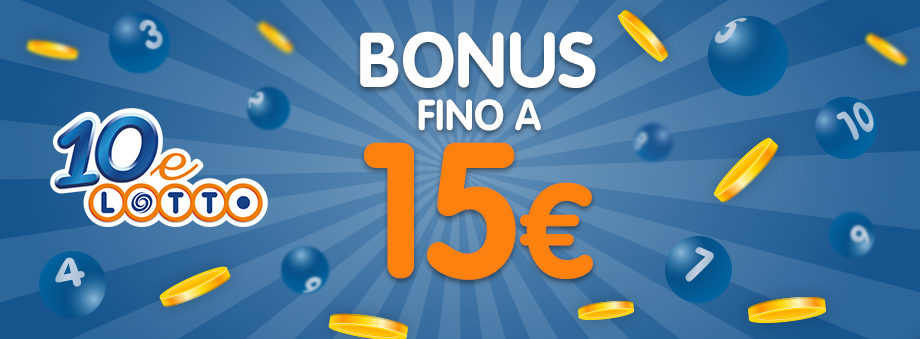 Bonus 10eLotto fino a 15€